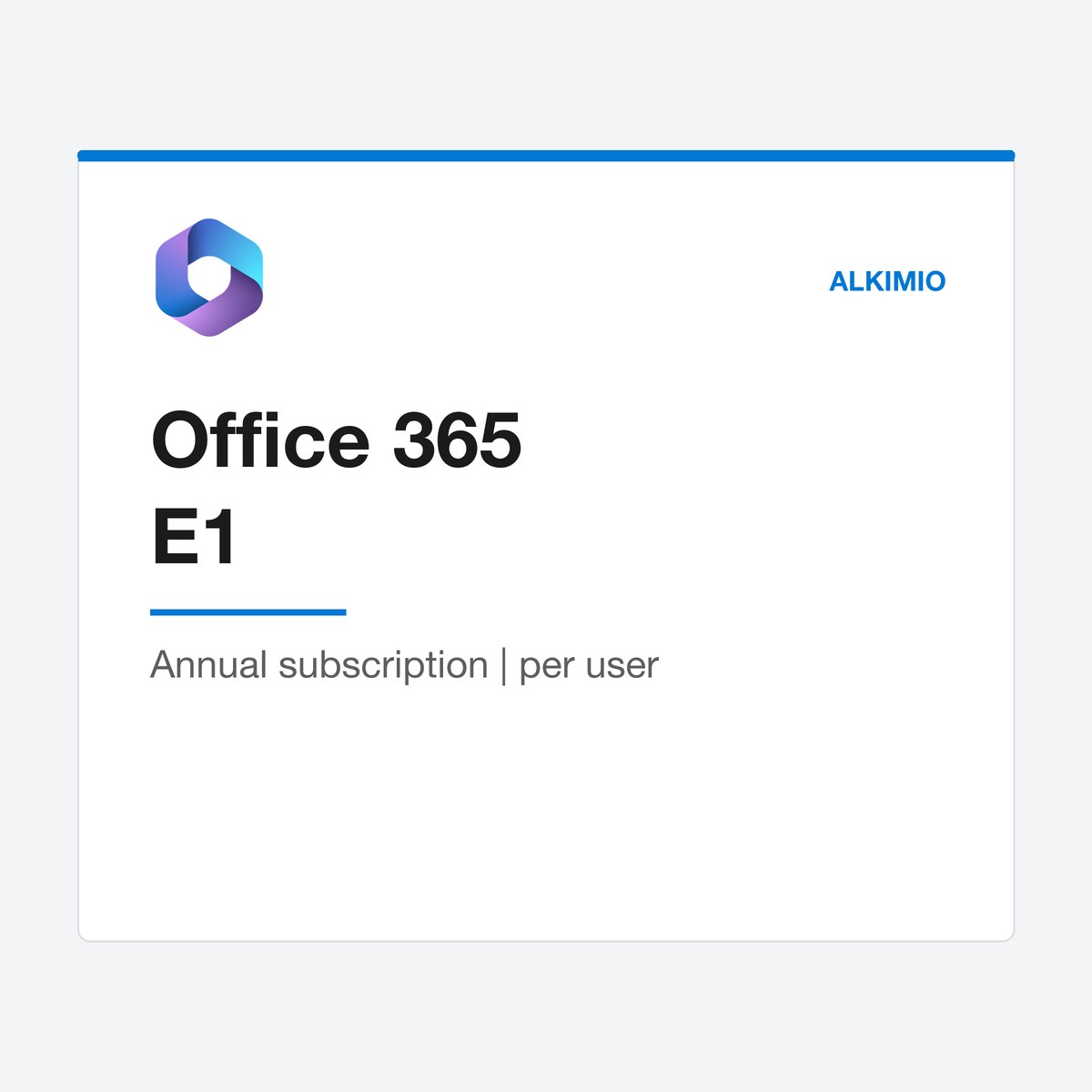 Office 365 E1 license