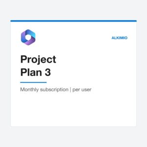 Project Plan 3 license
