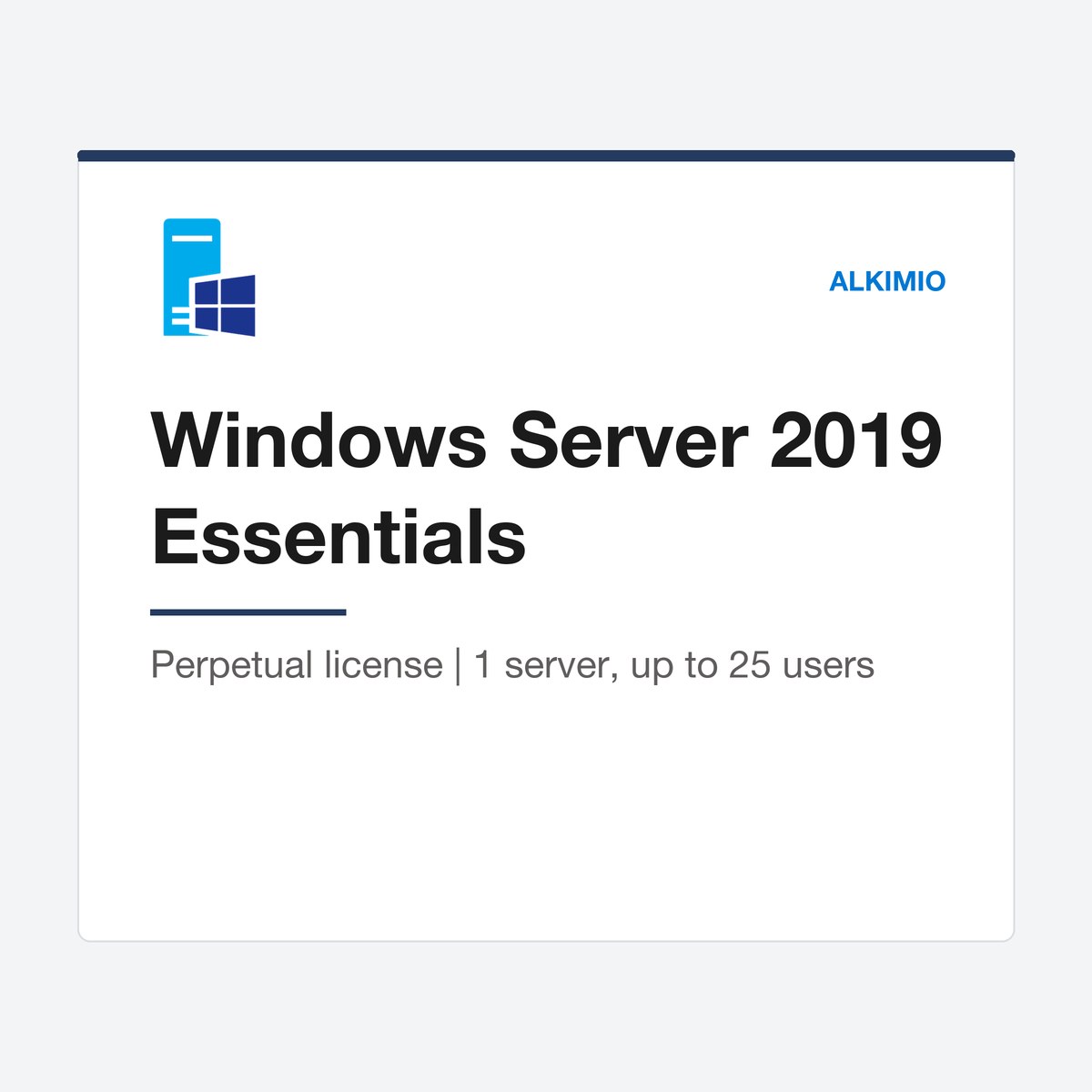 Windows Server 2019 Essentials license