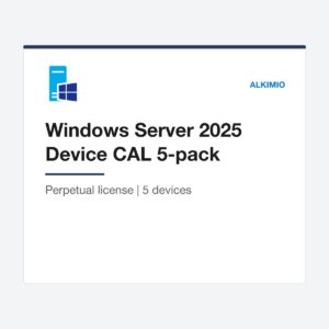Windows Server 2025 Device CAL 5-Pack license