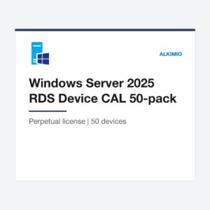 Windows Server 2025 RDS Device CAL 50-Pack license
