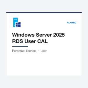 Windows Server 2025 Remote Desktop Services User CAL license